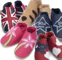 Starchild leather baby shoes are designed and handmade to order right here in the UK. Choose from a truly amazing range of stunning designs - there's a shoe for every baby here!.