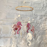 Mobile - Seahorses - Pink