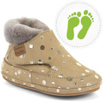Froddo Toddler Barefoot Furry Walkers Beige
