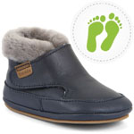 Froddo Toddler Barefoot Furry Walkers Dark Blue