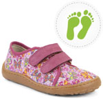 Froddo Kids Barefoot Canvas Shoes - Fuchsia/Pink