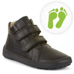 Froddo Kids School Barefoot Alex H Hi-Tops Black