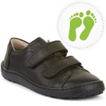 Froddo Kids Barefoot Alex School Shoes Black