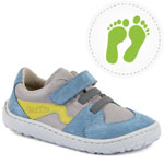 Froddo Kids Barefoot River Trainer Shoe - Grey/Blue