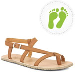 Froddo Kids Barefoot Flexy W Leather Sandals - Cognac