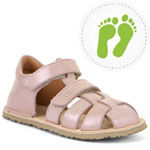Froddo Kids Barefoot Flexy F Leather Sandals - Pink Shine
