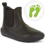 Froddo Kids School Barefoot Chelsea Boots Black G3160245-4