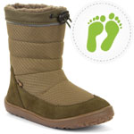 Froddo Kids Barefoot UP Tex Snow Wool Boot Olive
