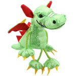 Puppet Company Dragon (Green) Finger Puppet