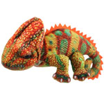 Puppet Company Little Creatures Large Finger Puppet - Chameleon (Orange)