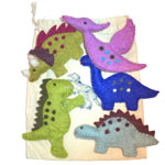 Finger Puppets Gift Set – Dinosaurs